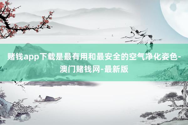 赌钱app下载是最有用和最安全的空气净化姿色-澳门赌钱网-最新版