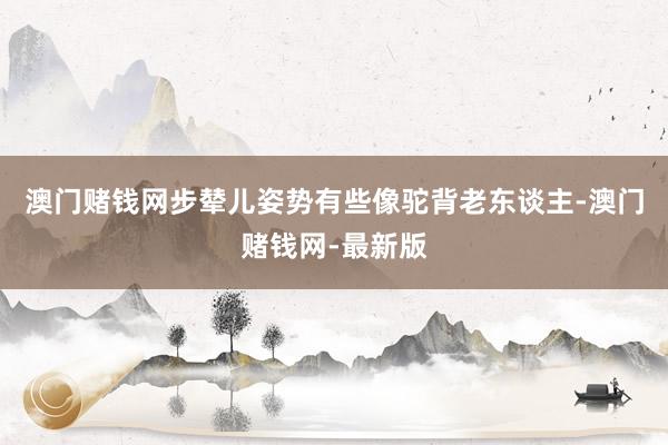 澳门赌钱网步辇儿姿势有些像驼背老东谈主-澳门赌钱网-最新版