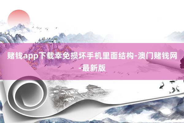 赌钱app下载幸免损坏手机里面结构-澳门赌钱网-最新版